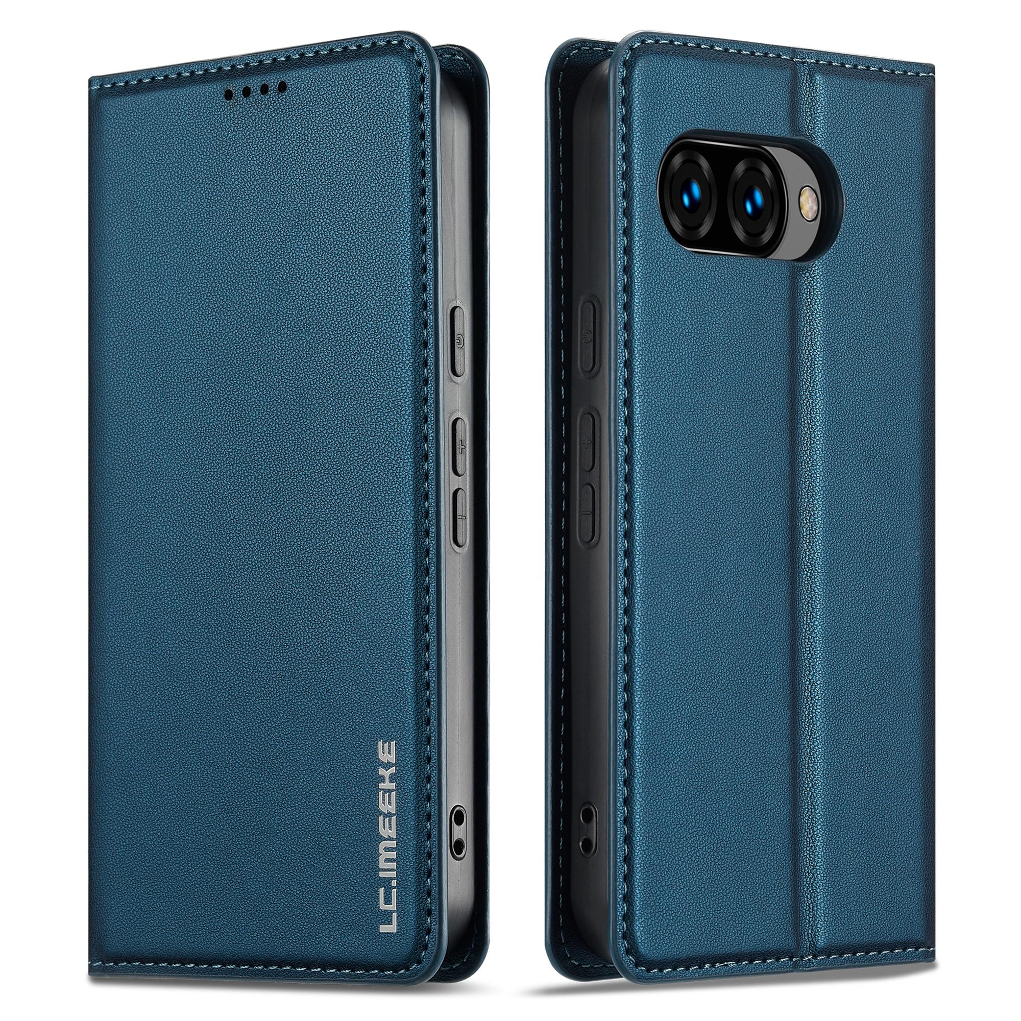 

Чохол серії LC.IMEEKE L1 для Google Pixel 9a, захисний чохол-гаманець зі штучної шкіри з підставкою Blue