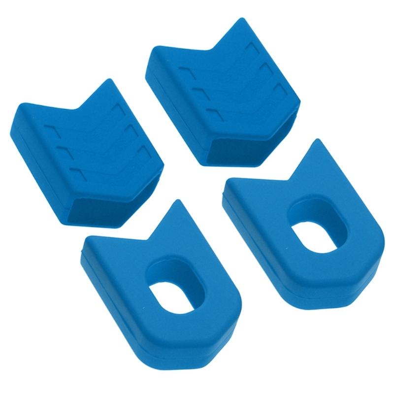 

Bike Crank Cover Silicone Bicycles Crank Protections Sleeve Arm Protector Bicycles Crank Protector Cycling Accessories синий