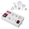Lamp Tester Box PC Casing LED Display Quick Response LED Voltage Tester Accurate Measurement for B22 E14 E27 GU10 G4 To G12 G9