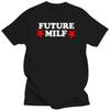 Novelty Awesome FUTURE MILF Retro T Shirts Graphic Streetwear Short Sleeve Birthday Gifts Summer Style T-shirt Mens Clothing