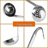 OIMG Stainless Steel 3-Piece Ladle & Slotted Spoon Set