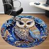 1PCWinter Fantasy Office Round Area Rug, Indoor Mat Suitable For Office, Under Office Chairs Bedroom Living Room Home Decor, Room Deco027