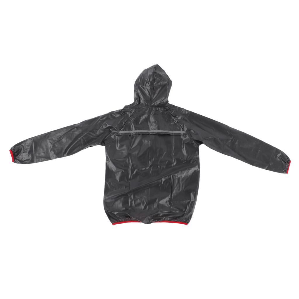 Waterproof Rain Jacket Rain Over Coat with Reflective Belt for Labor Outdoor Working Cycling SportsXL