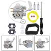 Replacement Carburetor Kit for Homelite For 26B Leaf Blower Complete Set with Essential Installation Components