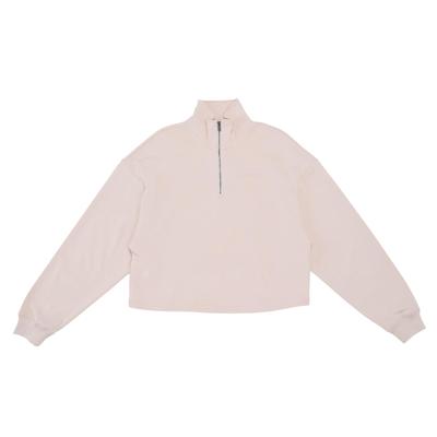 Long Sleeve NB Athletics Linear Half Zip Top WT33556 OUK S [New Balance] Women's (Quartz Pink)