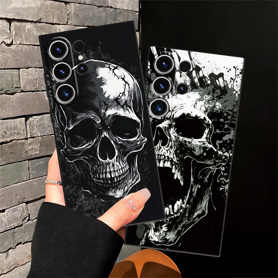 Black Soft Phone Cover Case for Samsung Galaxy S23 FE S25+ S24 Plus S23+ S25 Ultra S24+ Note 20 10 S20 S22 S21 Minimally