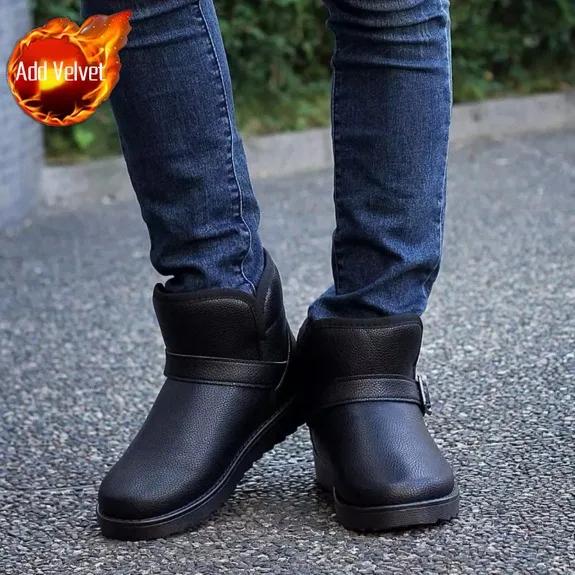 Теплые мужские ботинки с мехом зимние хит продаж модные в продаже зимние ботинки для мужчин нескользящие размер 44 дизайнерские распродажи новинка 45 36 4957₽