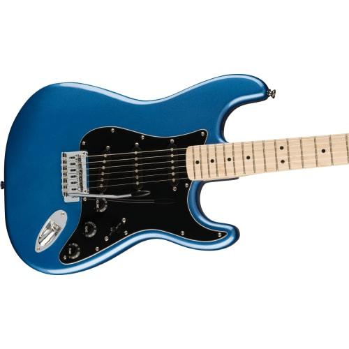 Squier by Fender Affinity Series? Stratocaster? Electric Guitar, Maple Fingerboard, Black Pickguard, Lake Placid Blue, with Soft Case