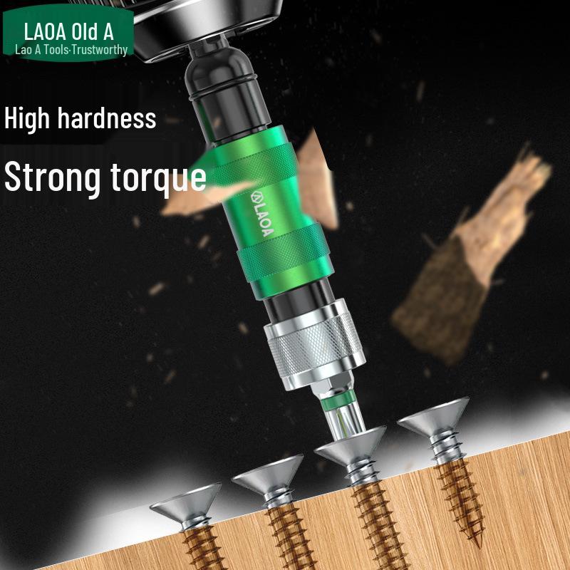 Universal Multi-Angle Bit Extension Adapter for Electric Screwdrivers