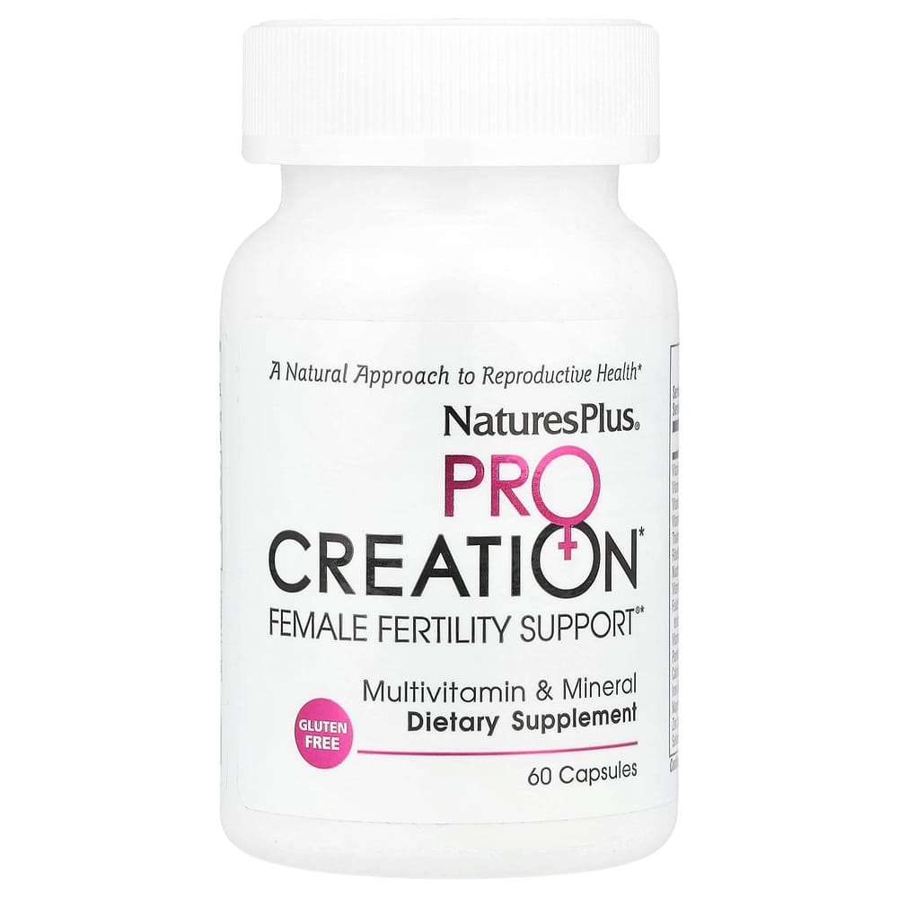 

Nature s Plus Procreation Female Fertility Support Vegetarian Capsules, 60 Count 60 pcs - 1 ea