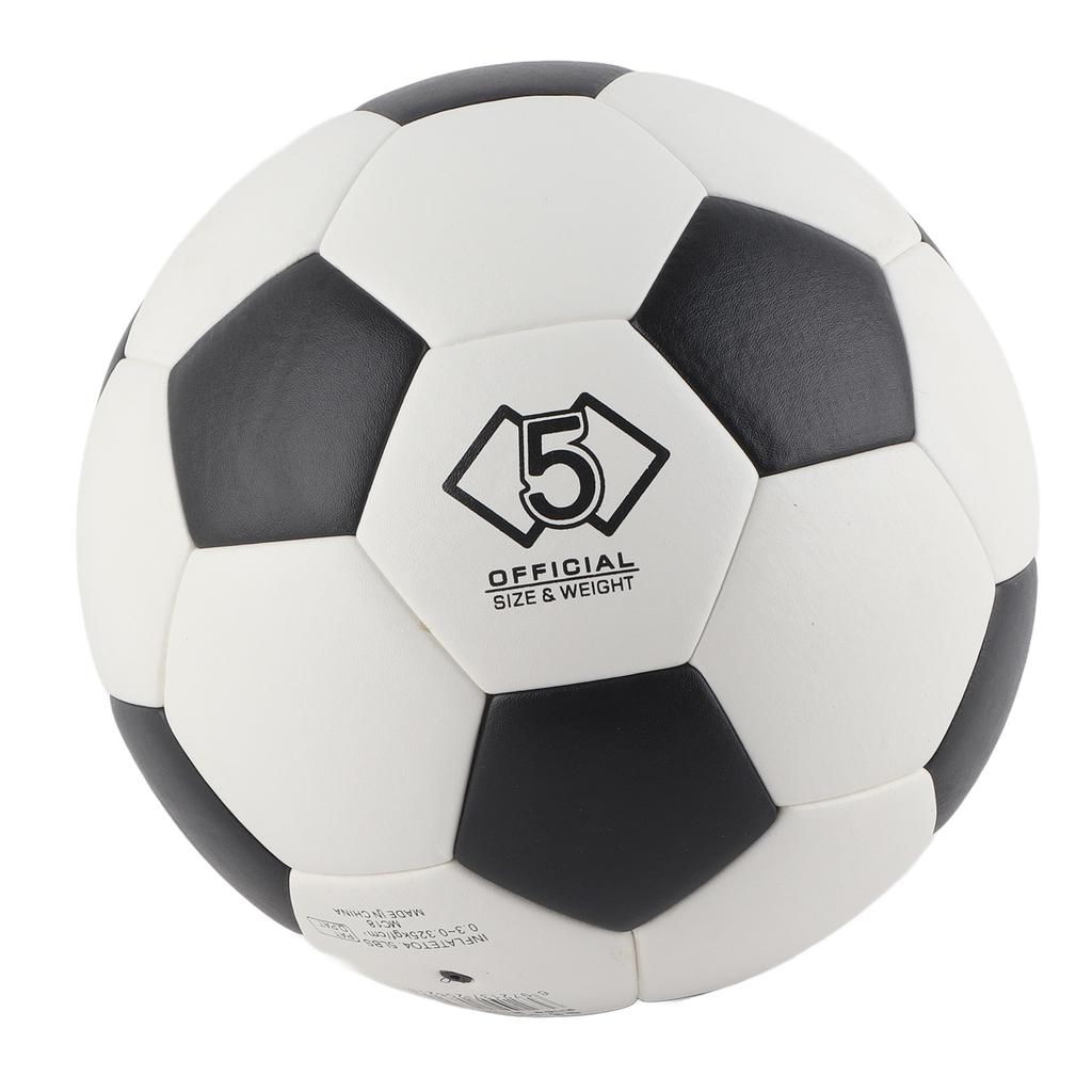 Classic Soccer Ball Training Match Soccer Ball Soft PU Waterproof Size 5 Soccer Ball for Pupils