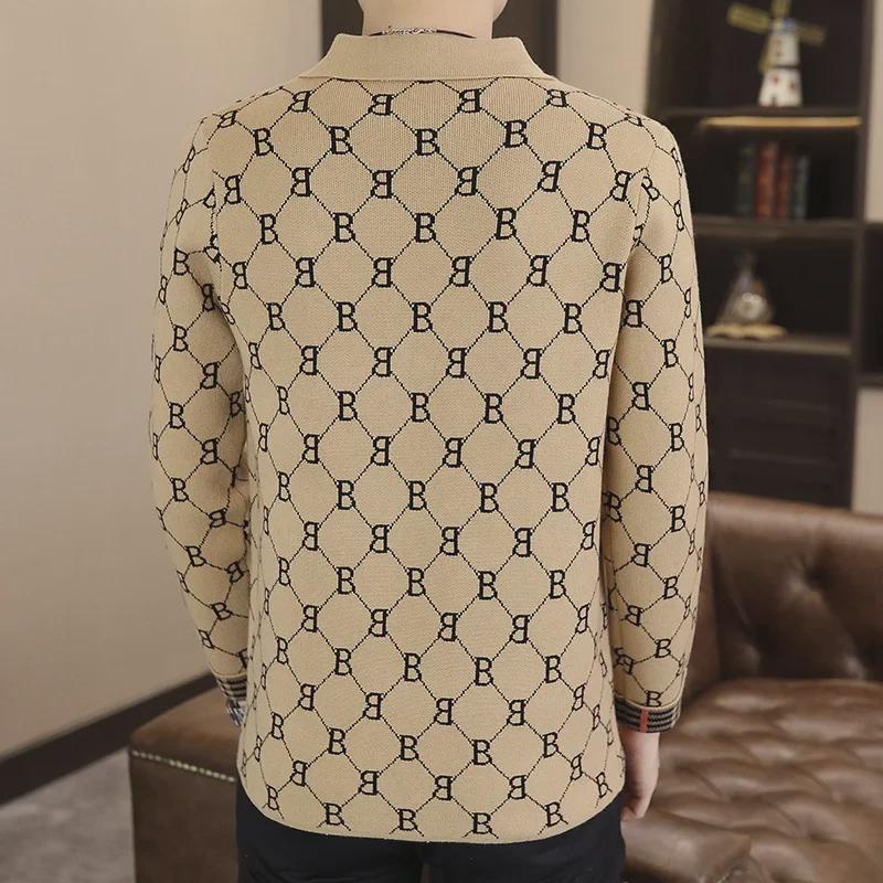 2024 Men's Trendy Autumn Knitted Cardigan Sweater - Stylish & Handsome