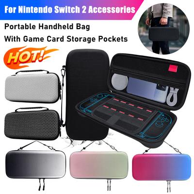 For Nintendo Switch 2 Accessories Portable Handheld Bag Shockproof Carrying Case Protective Hard Shell Pouch Gaming Accessories