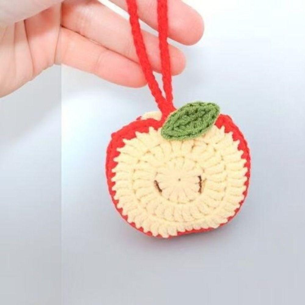 Sac en Maille Pliable Forme Fruit pour Fruits Sac de Rangement pour Petits Objets Porte-Gobelet Accessoire pour Tasse