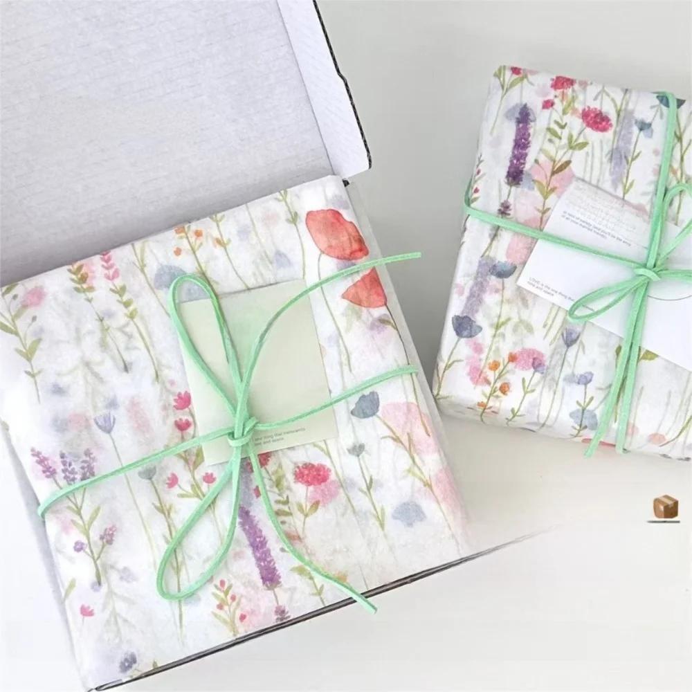 10PCS Hand-rubbed Bowknot Sydney Paper Cotton Texture Bowknot Design Cotton Paper Gift Wrapping Flower Wrapping