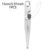 1pcs Leathercraft Compass Tool -Adjustable Scriber Spacing Gauge, DIY Leather Handcraft Spacing Measuring Marking Ruler Device