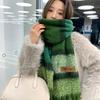 High-end Scarf Women's Winter New Versatile Thickened Plush Warm Scarf Autumn