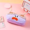 Plush Pencil Case for Stationery Storage - Soft Furry Pencil Pouch for Pens and Pencils