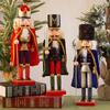 Figures Puppet Christmas Nutcrackers Christmas Wooden Nutcracker Soldier 38cm
