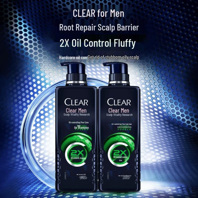 Clear Men's Anti-Dandruff Oil Control Shampoo Multi-Pack