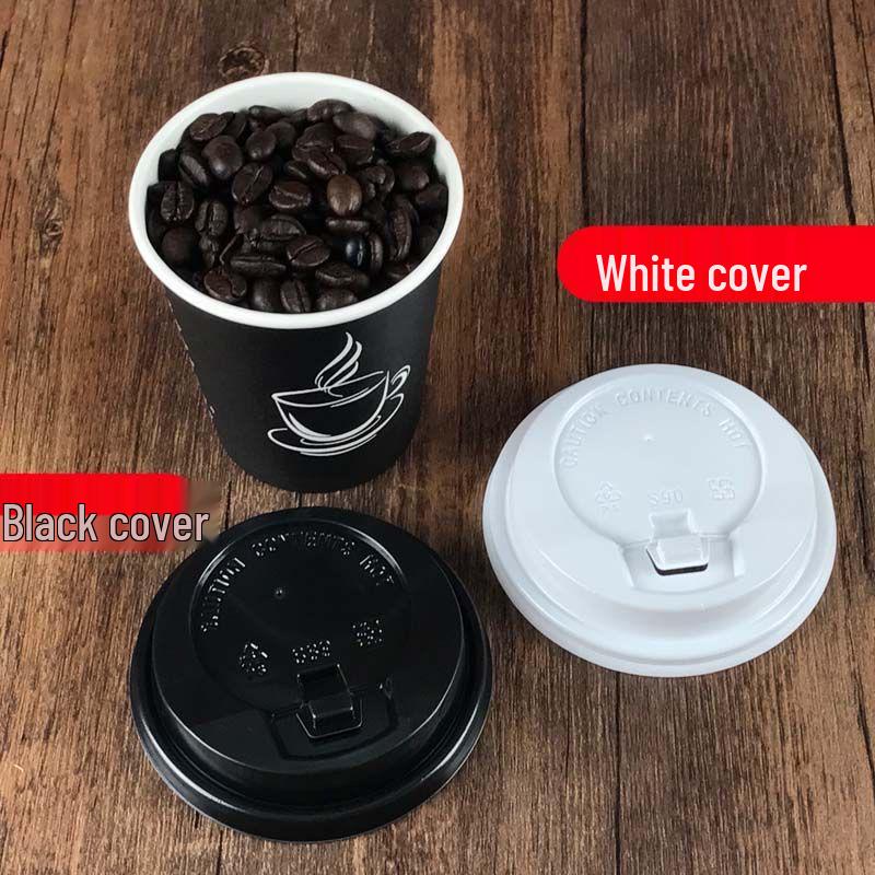 Heat-Resistant Thick Paper Cup with Lid for Hot Drinks