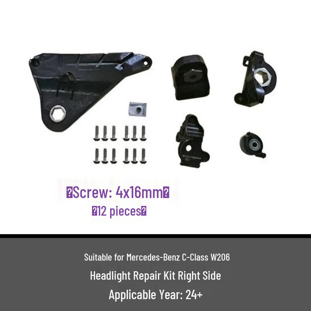 

Headlight Repair Kit for C-Class W206 (2024+), Parts A2068209700 & A2068209800