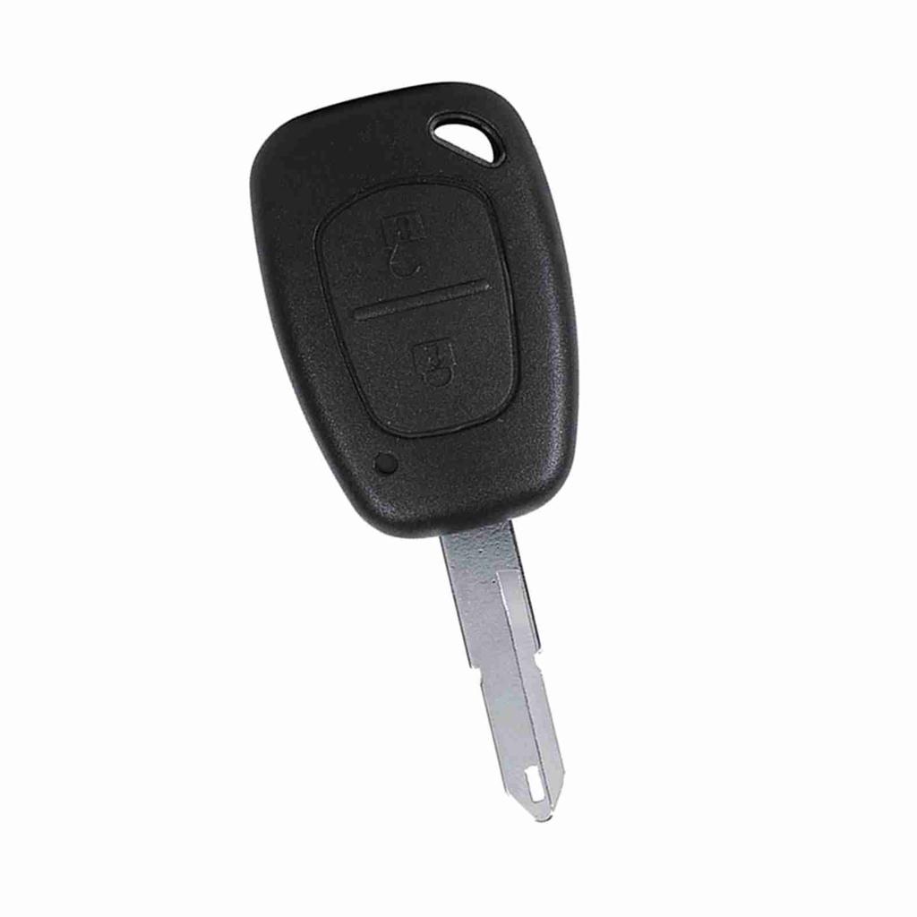 2 Buttons Not Uncut Blank Car Key   Case for   [Remote Key Replacement]
