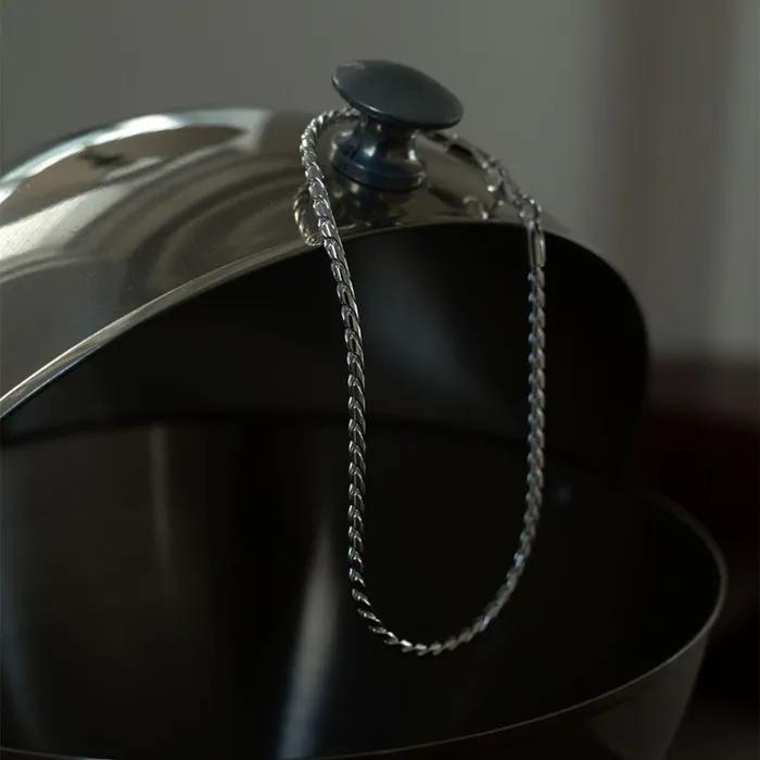 silver925 rope chain bracelet