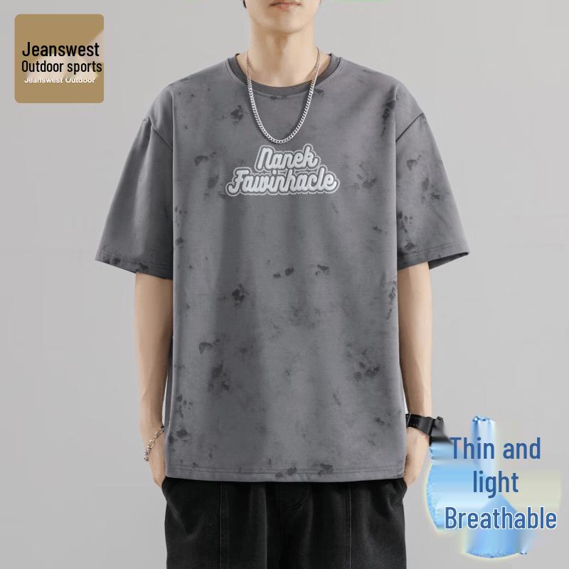 

Jeanswest Men s Lightweight Breathable Outdoor Sport T-Shirt 165