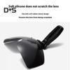 Polarized Clip Sunglasses for Men Women Frameless Flip Up One Piece Shield Lens UV Protection Glasses for Fishing Cycling Driving Running Climbing
