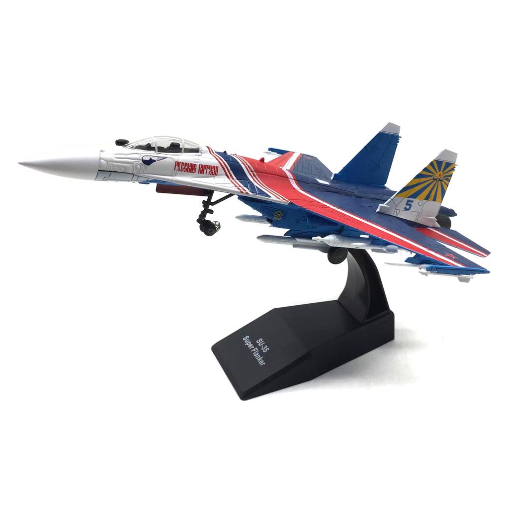 1/100 Scale Russian Airplane Model SU-35 Simulation Aircraft Replica Model SU-35 Plane Model for Living Room Decoration Gift
