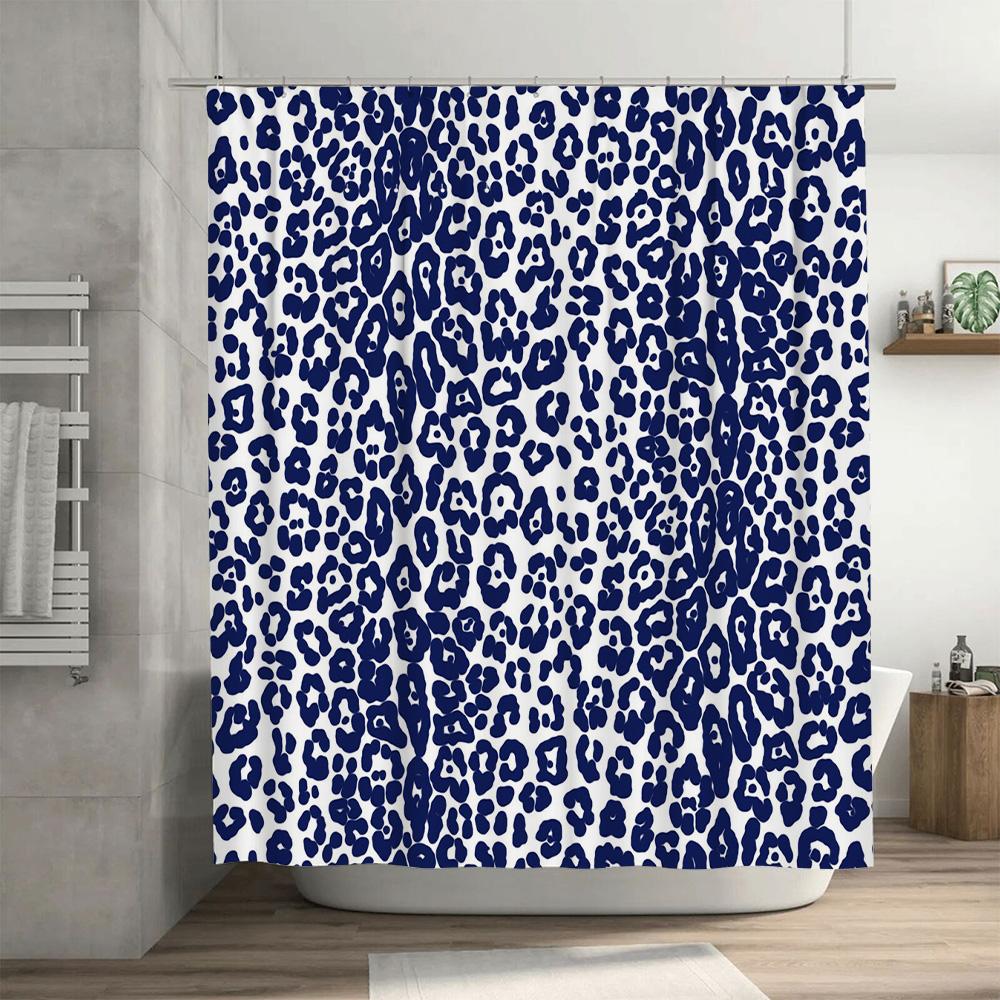Sea Life Shower Curtain Set Black White Turtle Design for Bathroom Decor Waterproof Fabric with Hooks included Perfect Gift Idea