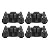 4 Pcs Dishwasher Lower Rack Wheel W10195416V PS11722152 AP5983730 Replacement Accessories for