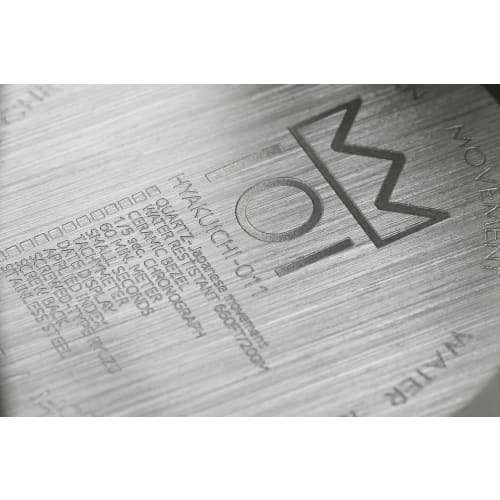 [HYAKUICHI 101] No.11 Hyakuichi Diver's Chronograph Watch with Ceramic Bezel, Black and Ivory, BKIV