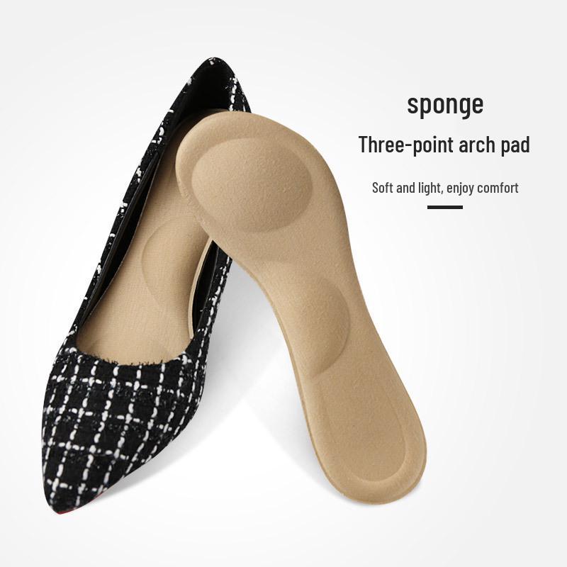 Women's High Heel Cushion Insole: Invisible, Pressure Relief, Soft Shock Absorption, Anti-Slip, Seven-Part Design
