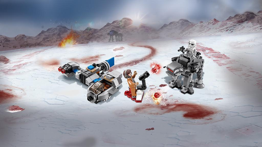 LEGO Star Wars Ski Speeder™ Vs. First Order Walker™ Microfighter 75195