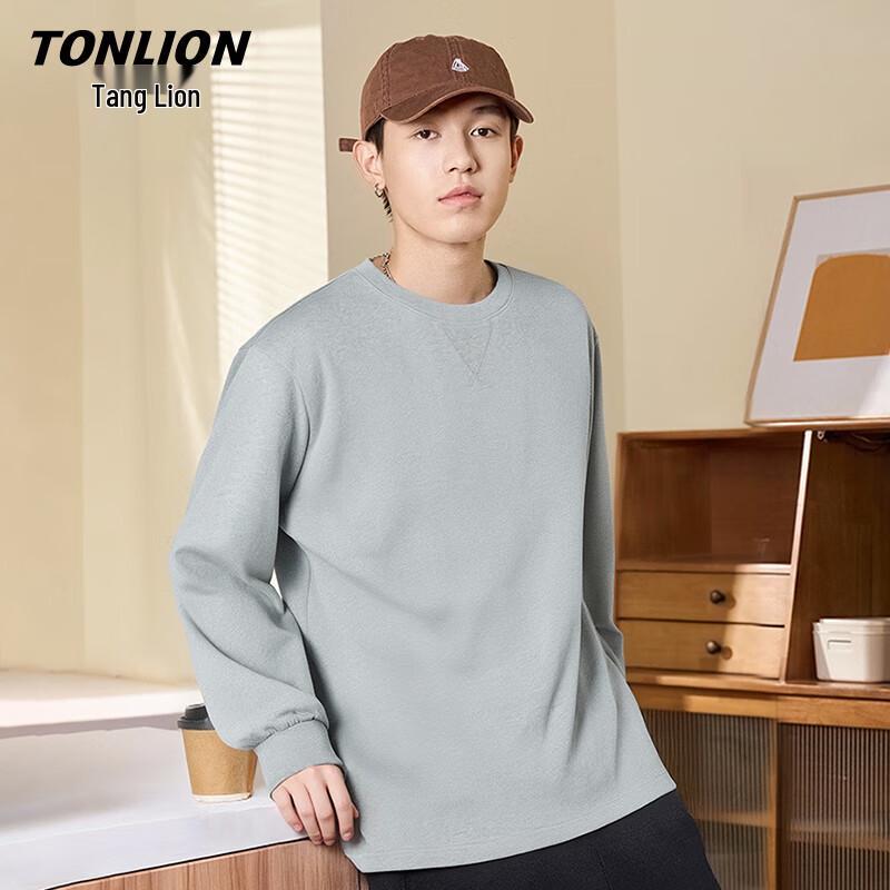TonLion Men s Pure Cotton Long-Sleeve T-Shirt 2XL
