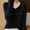 NaVaVa Women Solid V Neck Long sleeVe Knit Tee Nk2432