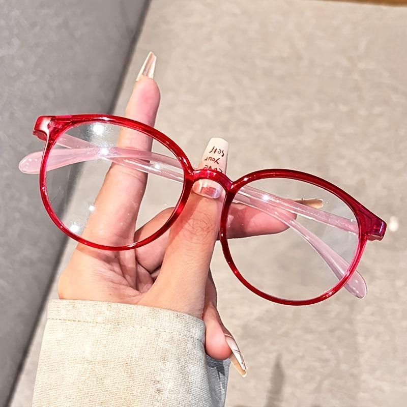 5 Pairs Women Round Reading Glasses Anti Blue Light Lightweight Full Frame Eyewear for Women