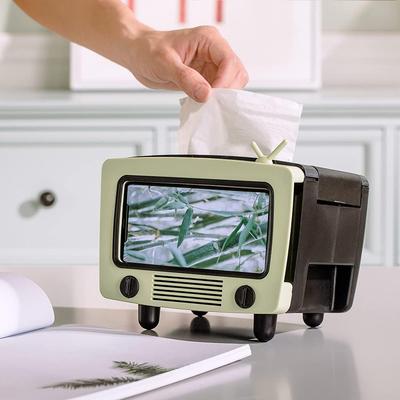 Πολυλειτουργική Βάση Κουτιού Χαρτομάντηλων Για Σπίτι Σαλόνι Με Θήκη Κινητού Τηλεφώνου