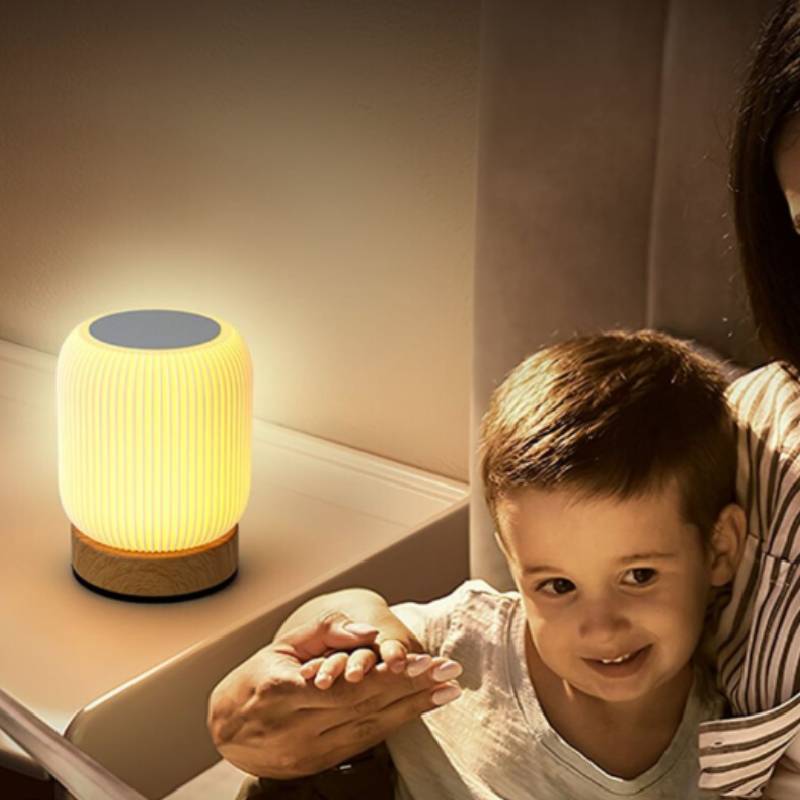 Rechargeable Portable Bedside Night Light Dimmable Adjustable Color Temperature Table Lamp For Bedroom