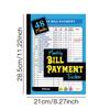 Compact Budget Tracking Notebook Light Weight Design Financial Journal Notebook With Categorized Layouts For Bill Use