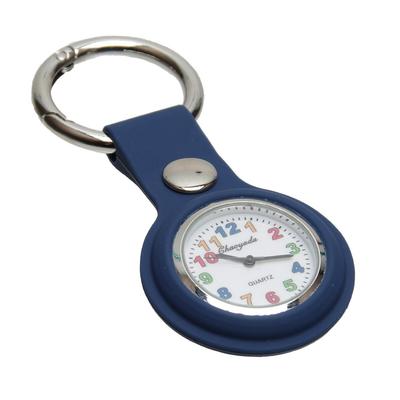 Grandios [7 Colors] Nurse Watch, Cute Keychain, Kids' Watch, Pocket Watch, Small Size, Mini, Compact, GD-KIDSCLOCK-BL