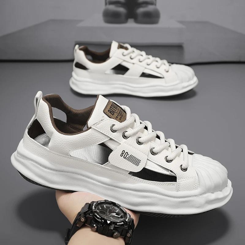 Fashion Bread Shoes Leaky New Sports Shoes Casual Shoes Trendy Shoes2025Summer Breathable Season Comfortable Sneaker