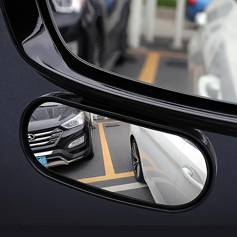 Wide Angle Adjustable Convex Blind Spot Mirrors Vehicle Side Rear View Auxiliary Mirrors for Parking Safety Assistance