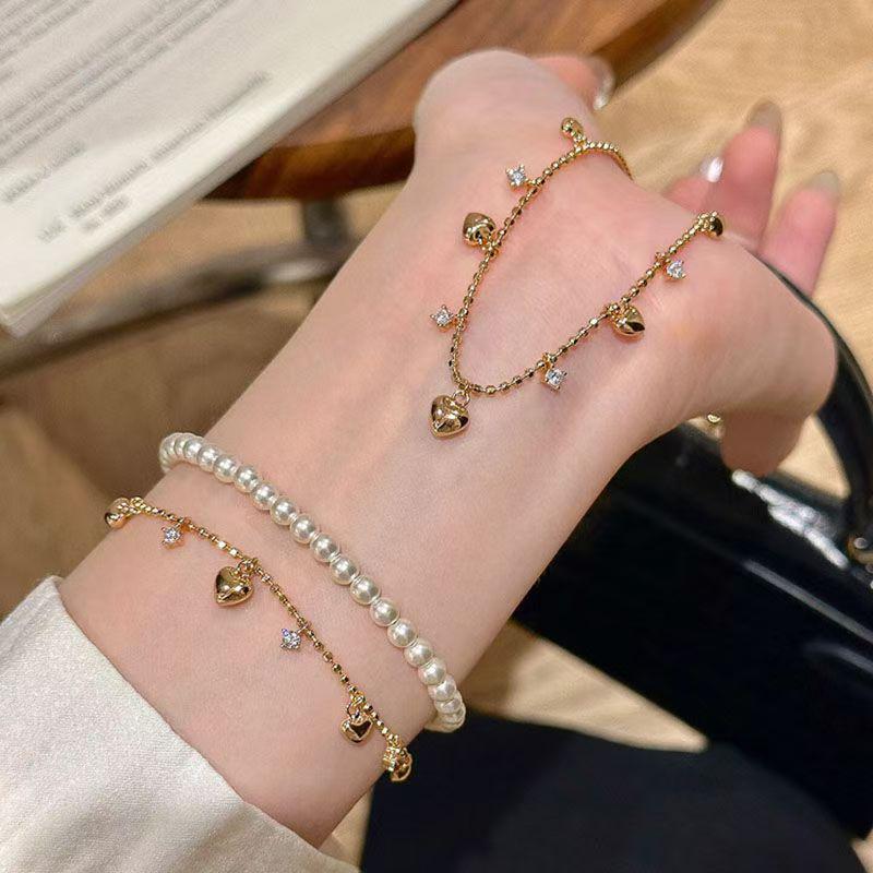 Tassel Niche Women's Luxury Bracelet - High-End Sparkling Design with Diamond Feel