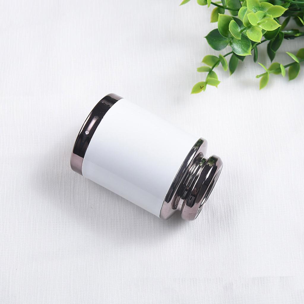 4pcs Modern Artistic Finial Caps Stylish Minimalist Curtain Rod Finials set for Curtain Rods for Home or Office Decor