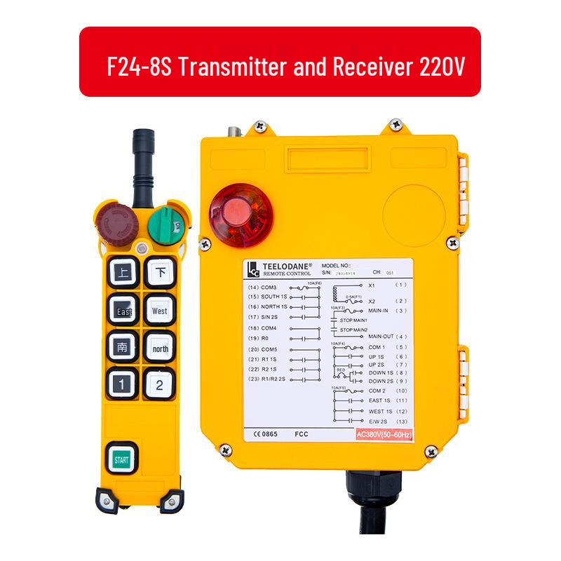 Yuding Weikong F24 Series Single Speed Wireless Overhead Crane Hoist Remote Control