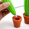 Return To School Season 1pc 0.5mm Creative Fine Stationery Cactus Bonsai Ballpoint Pen Cute Fashion Office Supplies Desk Pen