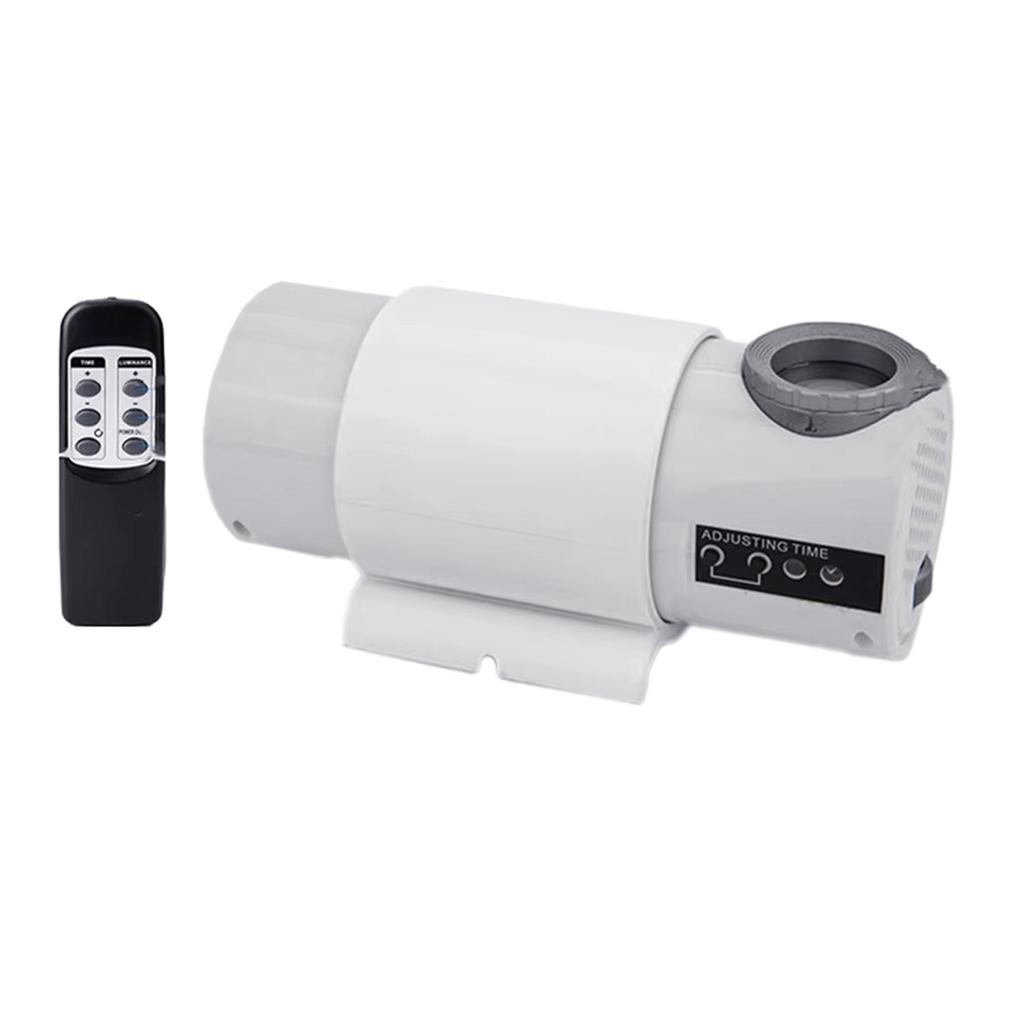 LED Wall Projection Clock with Remote Control and Arabic Numerals for Students and Professional Convenient Time Display